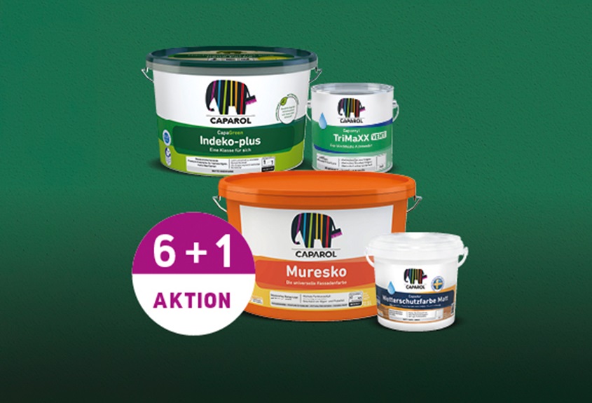 Die Caparol PowerTour-Aktion 6+1